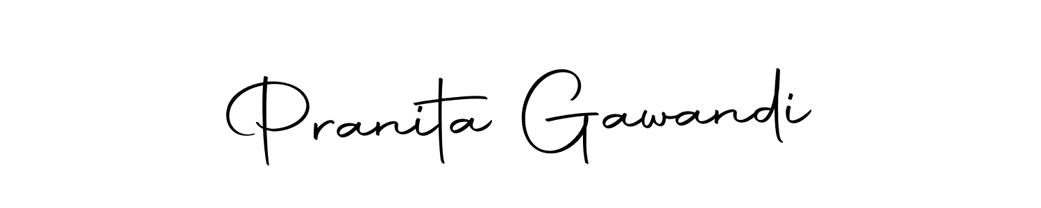 Make a beautiful signature design for name Pranita Gawandi. With this signature (Autography-DOLnW) style, you can create a handwritten signature for free. Pranita Gawandi signature style 10 images and pictures png