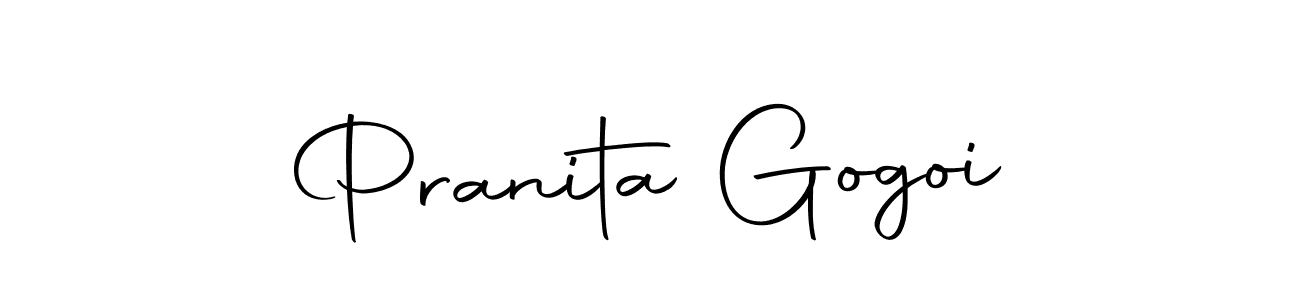 Autography-DOLnW is a professional signature style that is perfect for those who want to add a touch of class to their signature. It is also a great choice for those who want to make their signature more unique. Get Pranita Gogoi name to fancy signature for free. Pranita Gogoi signature style 10 images and pictures png