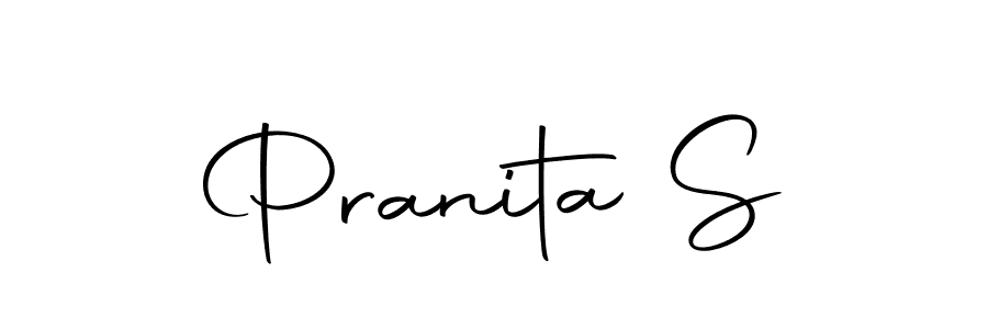 Pranita S stylish signature style. Best Handwritten Sign (Autography-DOLnW) for my name. Handwritten Signature Collection Ideas for my name Pranita S. Pranita S signature style 10 images and pictures png