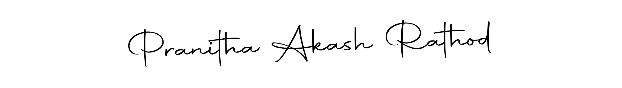 Make a beautiful signature design for name Pranitha Akash Rathod. Use this online signature maker to create a handwritten signature for free. Pranitha Akash Rathod signature style 10 images and pictures png