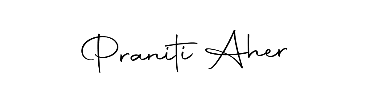 Use a signature maker to create a handwritten signature online. With this signature software, you can design (Autography-DOLnW) your own signature for name Praniti Aher. Praniti Aher signature style 10 images and pictures png