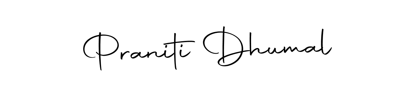 Praniti Dhumal stylish signature style. Best Handwritten Sign (Autography-DOLnW) for my name. Handwritten Signature Collection Ideas for my name Praniti Dhumal. Praniti Dhumal signature style 10 images and pictures png