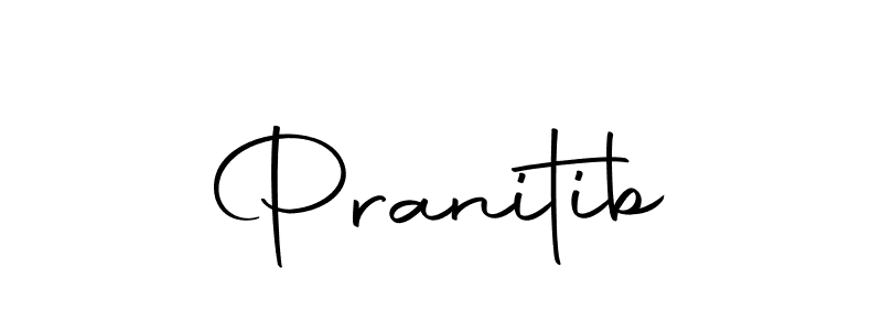 The best way (Autography-DOLnW) to make a short signature is to pick only two or three words in your name. The name Pranitib include a total of six letters. For converting this name. Pranitib signature style 10 images and pictures png