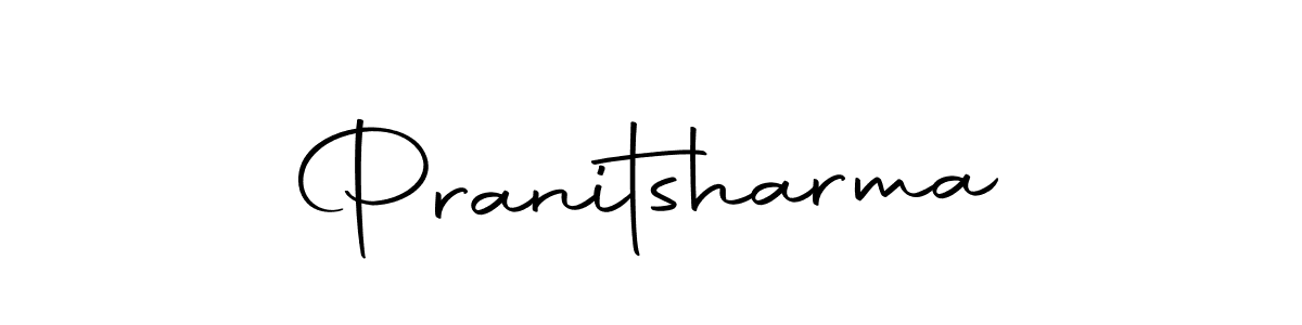 How to make Pranitsharma signature? Autography-DOLnW is a professional autograph style. Create handwritten signature for Pranitsharma name. Pranitsharma signature style 10 images and pictures png