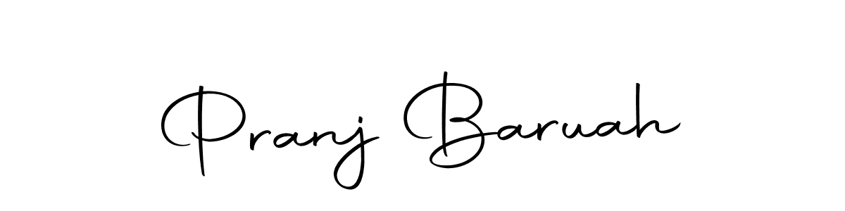 How to make Pranj Baruah signature? Autography-DOLnW is a professional autograph style. Create handwritten signature for Pranj Baruah name. Pranj Baruah signature style 10 images and pictures png