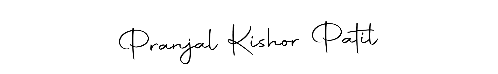 You should practise on your own different ways (Autography-DOLnW) to write your name (Pranjal Kishor Patil) in signature. don't let someone else do it for you. Pranjal Kishor Patil signature style 10 images and pictures png