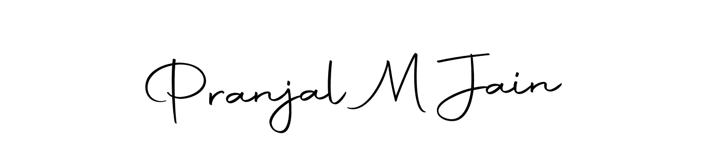 Pranjal M Jain stylish signature style. Best Handwritten Sign (Autography-DOLnW) for my name. Handwritten Signature Collection Ideas for my name Pranjal M Jain. Pranjal M Jain signature style 10 images and pictures png