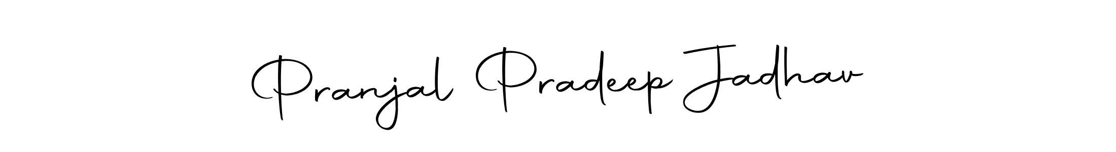 Use a signature maker to create a handwritten signature online. With this signature software, you can design (Autography-DOLnW) your own signature for name Pranjal Pradeep Jadhav. Pranjal Pradeep Jadhav signature style 10 images and pictures png