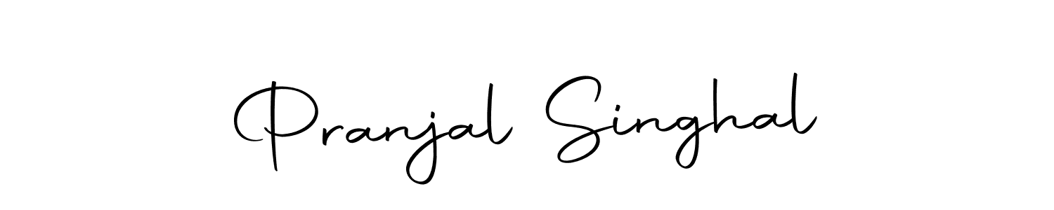 Use a signature maker to create a handwritten signature online. With this signature software, you can design (Autography-DOLnW) your own signature for name Pranjal Singhal. Pranjal Singhal signature style 10 images and pictures png