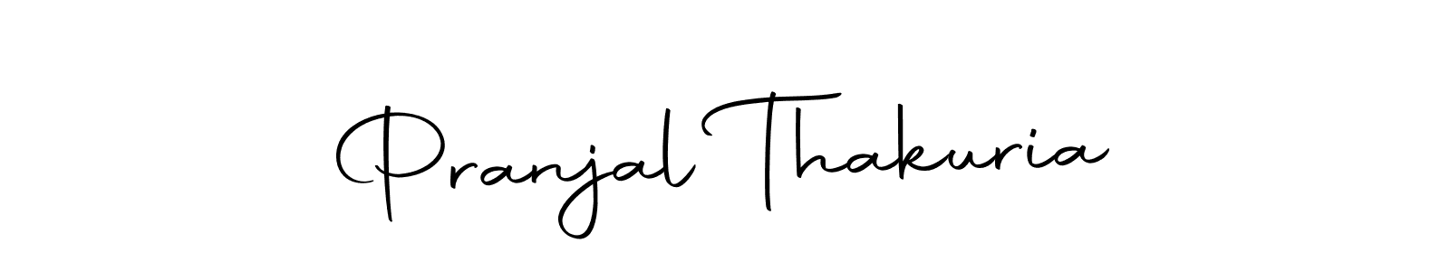 The best way (Autography-DOLnW) to make a short signature is to pick only two or three words in your name. The name Pranjal Thakuria include a total of six letters. For converting this name. Pranjal Thakuria signature style 10 images and pictures png