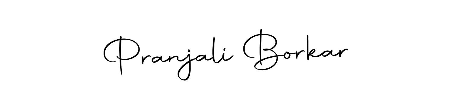 The best way (Autography-DOLnW) to make a short signature is to pick only two or three words in your name. The name Pranjali Borkar include a total of six letters. For converting this name. Pranjali Borkar signature style 10 images and pictures png