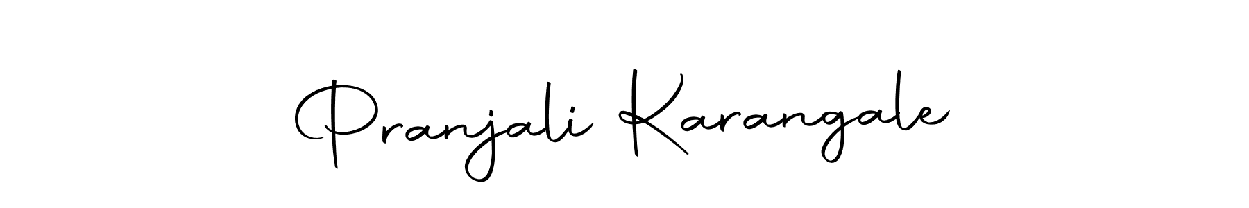 Make a short Pranjali Karangale signature style. Manage your documents anywhere anytime using Autography-DOLnW. Create and add eSignatures, submit forms, share and send files easily. Pranjali Karangale signature style 10 images and pictures png