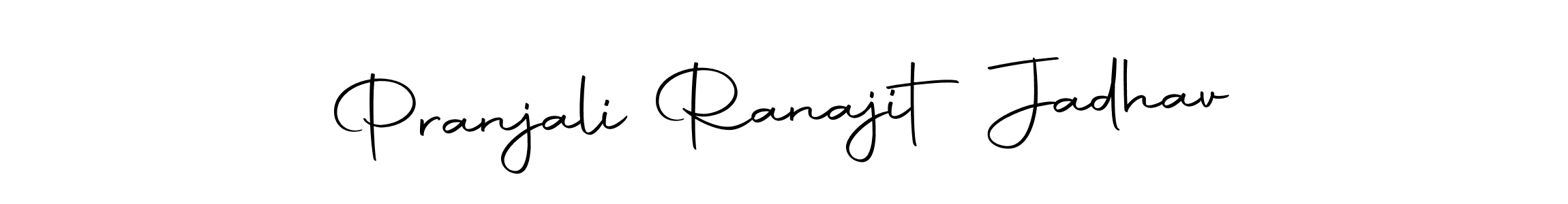 Make a beautiful signature design for name Pranjali Ranajit Jadhav. Use this online signature maker to create a handwritten signature for free. Pranjali Ranajit Jadhav signature style 10 images and pictures png