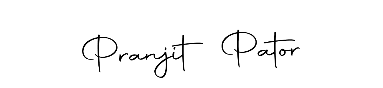 You should practise on your own different ways (Autography-DOLnW) to write your name (Pranjit Pator) in signature. don't let someone else do it for you. Pranjit Pator signature style 10 images and pictures png