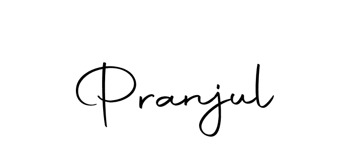 Create a beautiful signature design for name Pranjul. With this signature (Autography-DOLnW) fonts, you can make a handwritten signature for free. Pranjul signature style 10 images and pictures png