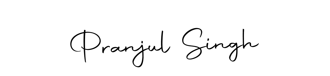 How to make Pranjul Singh name signature. Use Autography-DOLnW style for creating short signs online. This is the latest handwritten sign. Pranjul Singh signature style 10 images and pictures png