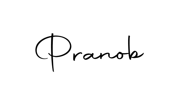 How to make Pranob name signature. Use Autography-DOLnW style for creating short signs online. This is the latest handwritten sign. Pranob signature style 10 images and pictures png