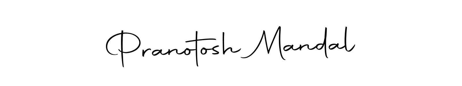 Create a beautiful signature design for name Pranotosh Mandal. With this signature (Autography-DOLnW) fonts, you can make a handwritten signature for free. Pranotosh Mandal signature style 10 images and pictures png