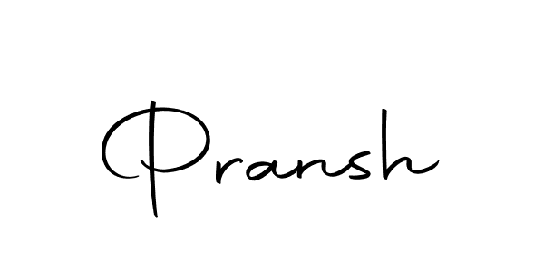 Also we have Pransh name is the best signature style. Create professional handwritten signature collection using Autography-DOLnW autograph style. Pransh signature style 10 images and pictures png