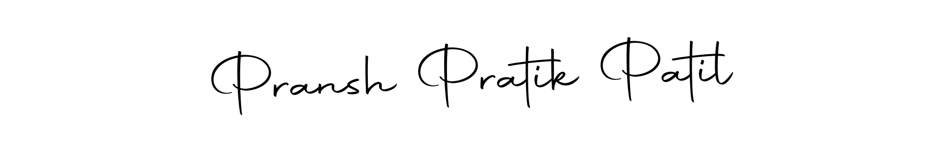Once you've used our free online signature maker to create your best signature Autography-DOLnW style, it's time to enjoy all of the benefits that Pransh Pratik Patil name signing documents. Pransh Pratik Patil signature style 10 images and pictures png