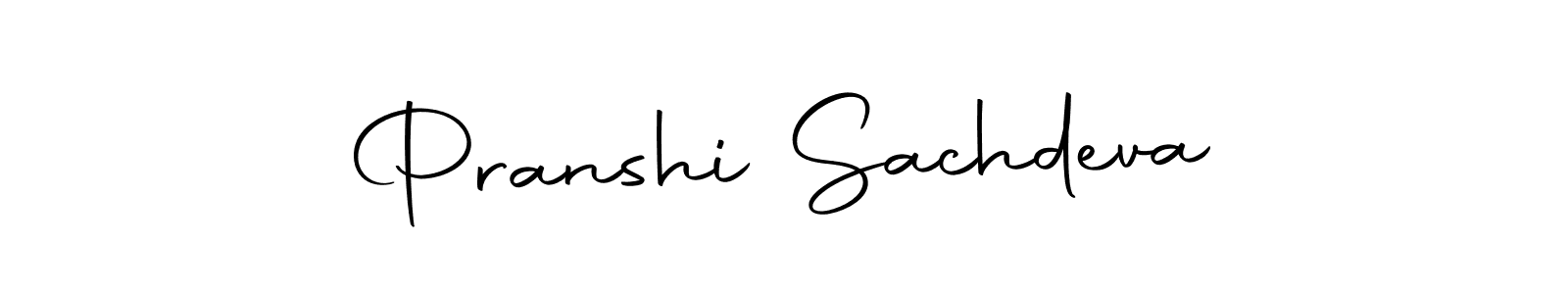 Use a signature maker to create a handwritten signature online. With this signature software, you can design (Autography-DOLnW) your own signature for name Pranshi Sachdeva. Pranshi Sachdeva signature style 10 images and pictures png