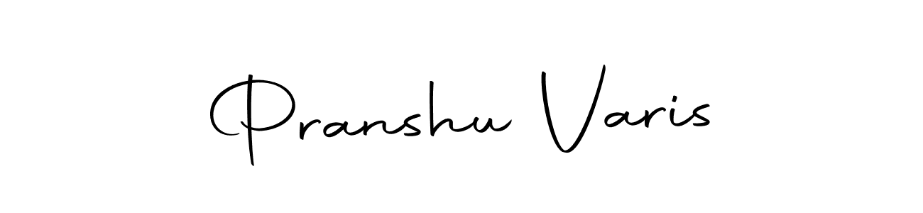 Make a beautiful signature design for name Pranshu Varis. Use this online signature maker to create a handwritten signature for free. Pranshu Varis signature style 10 images and pictures png
