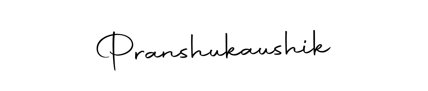 Make a beautiful signature design for name Pranshukaushik. With this signature (Autography-DOLnW) style, you can create a handwritten signature for free. Pranshukaushik signature style 10 images and pictures png