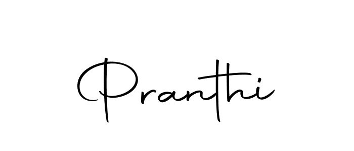 Use a signature maker to create a handwritten signature online. With this signature software, you can design (Autography-DOLnW) your own signature for name Pranthi. Pranthi signature style 10 images and pictures png