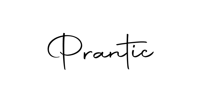 Make a beautiful signature design for name Prantic. With this signature (Autography-DOLnW) style, you can create a handwritten signature for free. Prantic signature style 10 images and pictures png