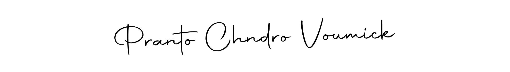 Use a signature maker to create a handwritten signature online. With this signature software, you can design (Autography-DOLnW) your own signature for name Pranto Chndro Voumick. Pranto Chndro Voumick signature style 10 images and pictures png