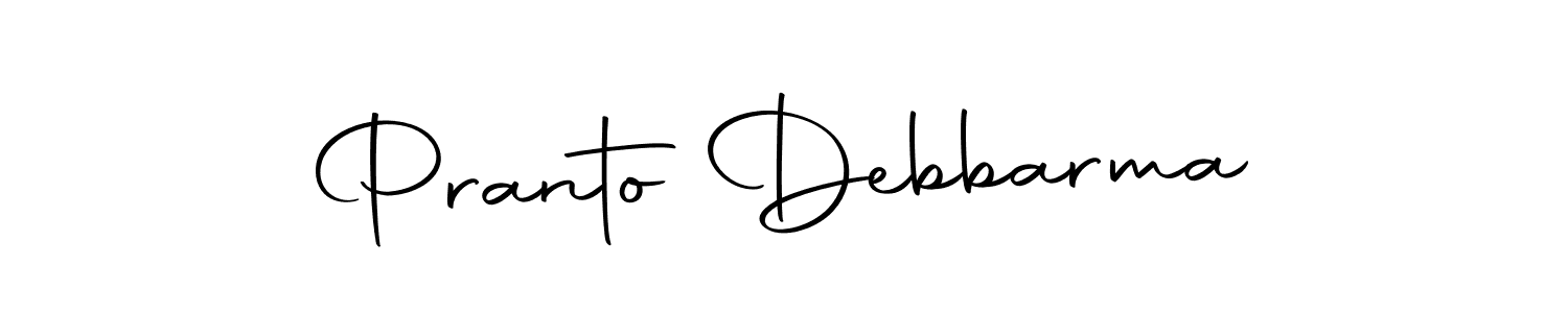 Pranto Debbarma stylish signature style. Best Handwritten Sign (Autography-DOLnW) for my name. Handwritten Signature Collection Ideas for my name Pranto Debbarma. Pranto Debbarma signature style 10 images and pictures png