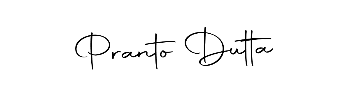 Create a beautiful signature design for name Pranto Dutta. With this signature (Autography-DOLnW) fonts, you can make a handwritten signature for free. Pranto Dutta signature style 10 images and pictures png