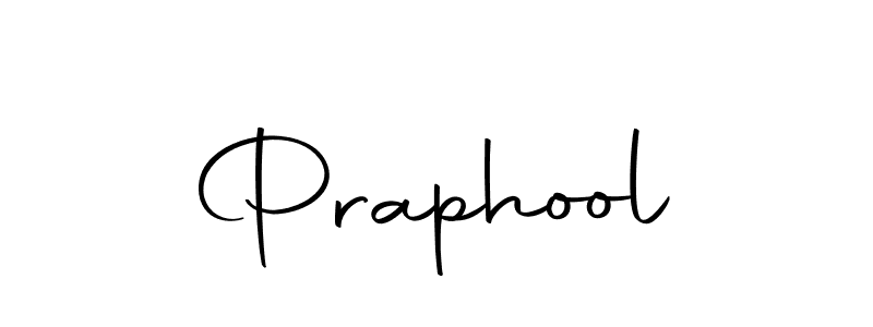 Use a signature maker to create a handwritten signature online. With this signature software, you can design (Autography-DOLnW) your own signature for name Praphool. Praphool signature style 10 images and pictures png