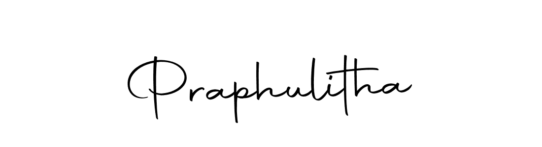 You should practise on your own different ways (Autography-DOLnW) to write your name (Praphulitha) in signature. don't let someone else do it for you. Praphulitha signature style 10 images and pictures png