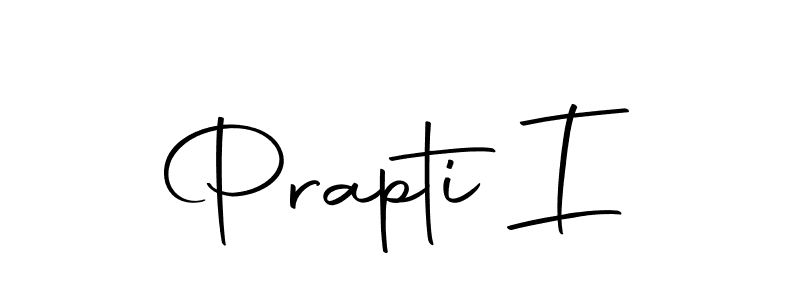 if you are searching for the best signature style for your name Prapti I. so please give up your signature search. here we have designed multiple signature styles  using Autography-DOLnW. Prapti I signature style 10 images and pictures png