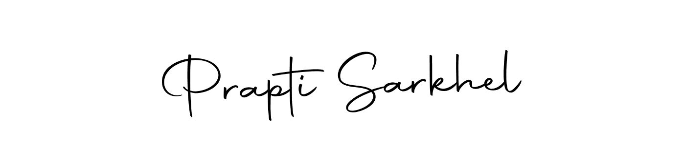 Use a signature maker to create a handwritten signature online. With this signature software, you can design (Autography-DOLnW) your own signature for name Prapti Sarkhel. Prapti Sarkhel signature style 10 images and pictures png