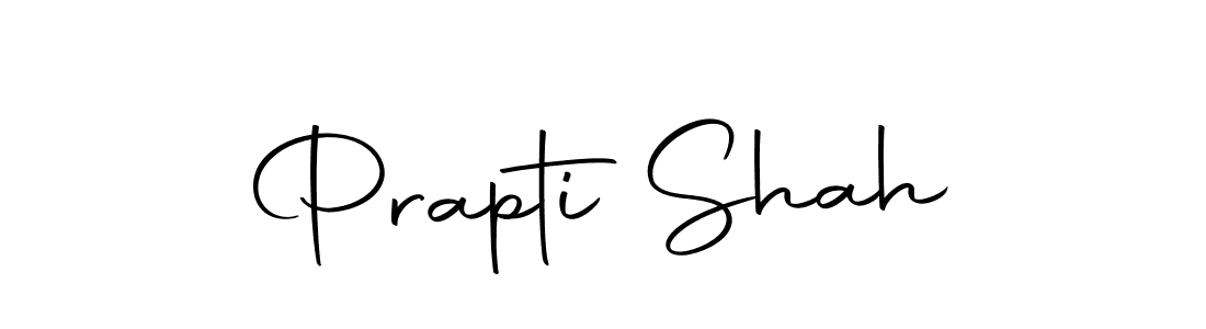 How to make Prapti Shah name signature. Use Autography-DOLnW style for creating short signs online. This is the latest handwritten sign. Prapti Shah signature style 10 images and pictures png