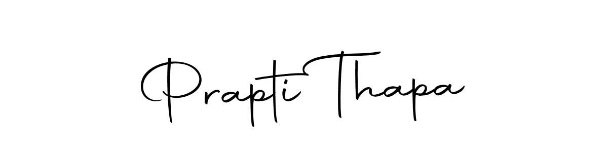 Prapti Thapa stylish signature style. Best Handwritten Sign (Autography-DOLnW) for my name. Handwritten Signature Collection Ideas for my name Prapti Thapa. Prapti Thapa signature style 10 images and pictures png