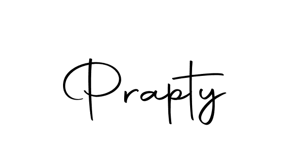 Make a beautiful signature design for name Prapty. Use this online signature maker to create a handwritten signature for free. Prapty signature style 10 images and pictures png