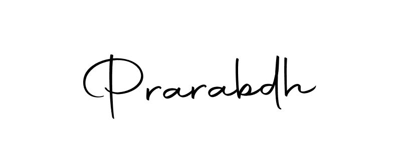 You should practise on your own different ways (Autography-DOLnW) to write your name (Prarabdh) in signature. don't let someone else do it for you. Prarabdh signature style 10 images and pictures png