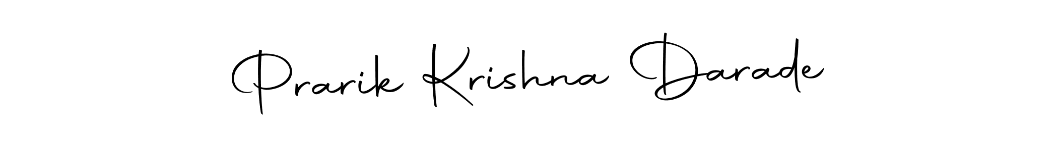 Similarly Autography-DOLnW is the best handwritten signature design. Signature creator online .You can use it as an online autograph creator for name Prarik Krishna Darade. Prarik Krishna Darade signature style 10 images and pictures png