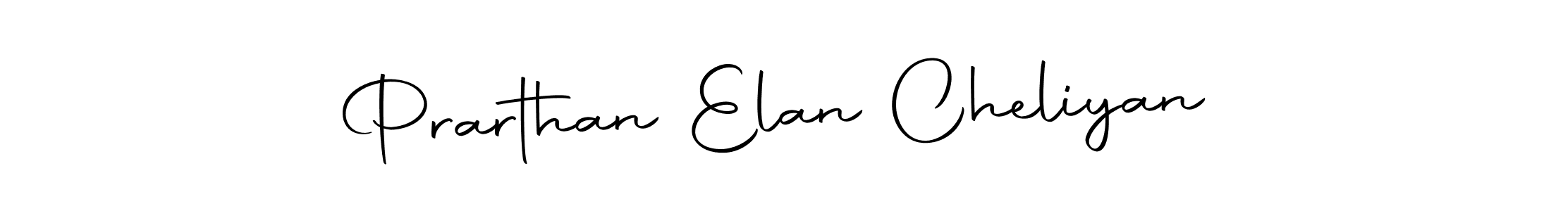 Design your own signature with our free online signature maker. With this signature software, you can create a handwritten (Autography-DOLnW) signature for name Prarthan Elan Cheliyan. Prarthan Elan Cheliyan signature style 10 images and pictures png