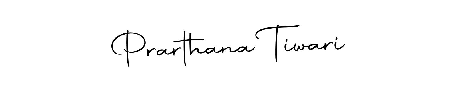 How to make Prarthana Tiwari name signature. Use Autography-DOLnW style for creating short signs online. This is the latest handwritten sign. Prarthana Tiwari signature style 10 images and pictures png