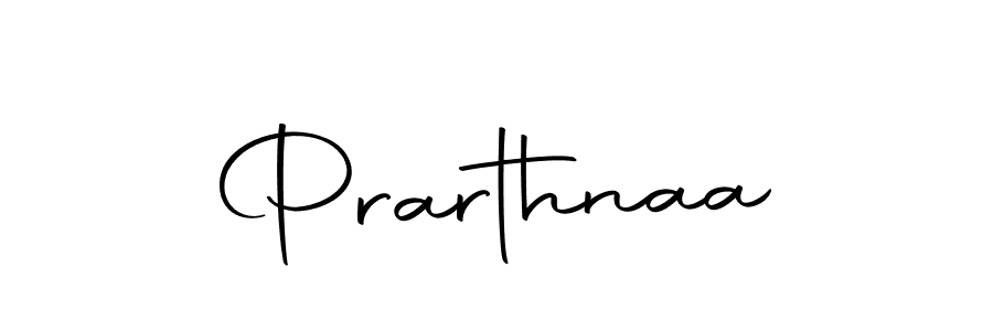 Use a signature maker to create a handwritten signature online. With this signature software, you can design (Autography-DOLnW) your own signature for name Prarthnaa. Prarthnaa signature style 10 images and pictures png