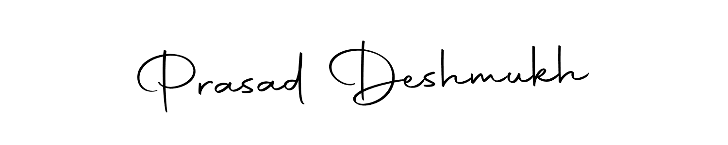 How to make Prasad Deshmukh name signature. Use Autography-DOLnW style for creating short signs online. This is the latest handwritten sign. Prasad Deshmukh signature style 10 images and pictures png