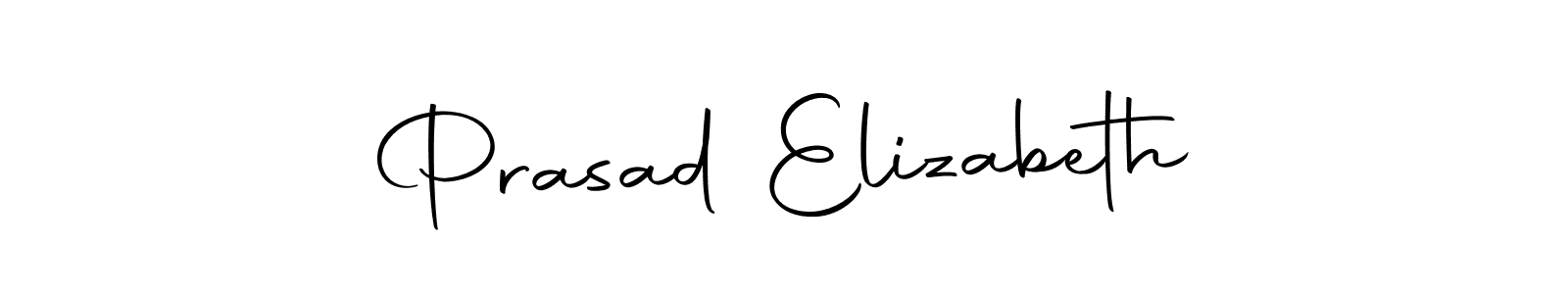 Make a beautiful signature design for name Prasad Elizabeth. Use this online signature maker to create a handwritten signature for free. Prasad Elizabeth signature style 10 images and pictures png