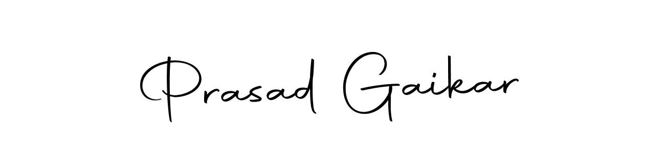 Make a beautiful signature design for name Prasad Gaikar. With this signature (Autography-DOLnW) style, you can create a handwritten signature for free. Prasad Gaikar signature style 10 images and pictures png