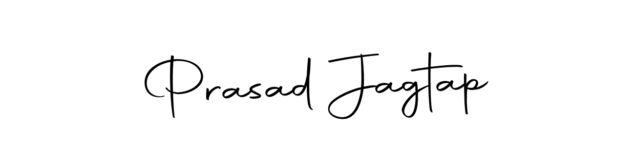 How to make Prasad Jagtap name signature. Use Autography-DOLnW style for creating short signs online. This is the latest handwritten sign. Prasad Jagtap signature style 10 images and pictures png