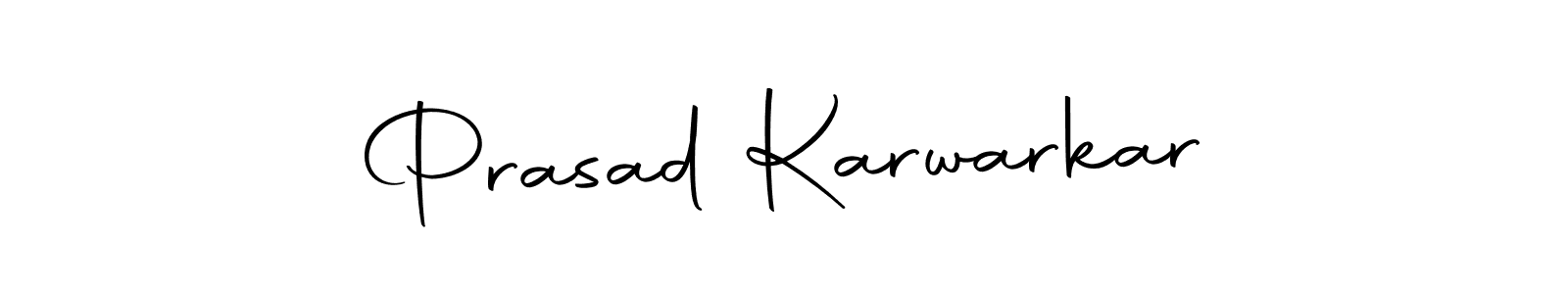 You should practise on your own different ways (Autography-DOLnW) to write your name (Prasad Karwarkar) in signature. don't let someone else do it for you. Prasad Karwarkar signature style 10 images and pictures png
