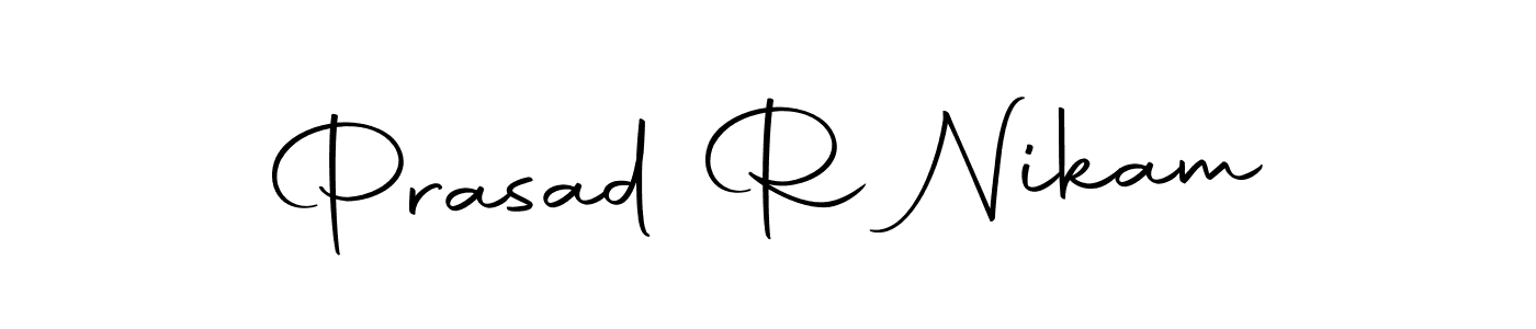 if you are searching for the best signature style for your name Prasad R Nikam. so please give up your signature search. here we have designed multiple signature styles  using Autography-DOLnW. Prasad R Nikam signature style 10 images and pictures png